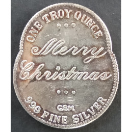1 Oz Golden State Mint Santa Reverse