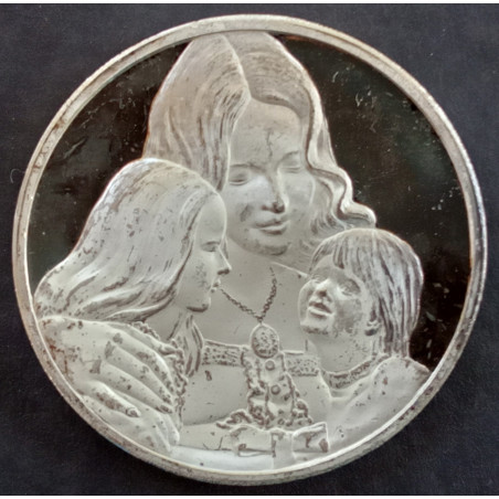 1974 1 Oz Hamilton Mint Mother's Day Obverse