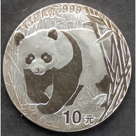2001 1 Oz Chinese Panda Obverse