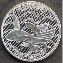 2020 1 Oz Tokelau Ocean Flying Fish Obverse