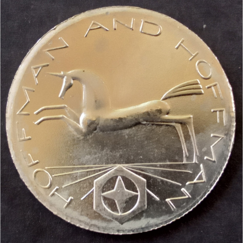 1981 1 Oz Hoffman & Hoffman Unicorn Obverse