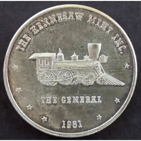 1981 1 Oz Kennesaw Mint The General Obverse