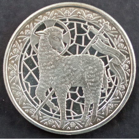 1 Oz Mason Mint Lamb of God Obverse