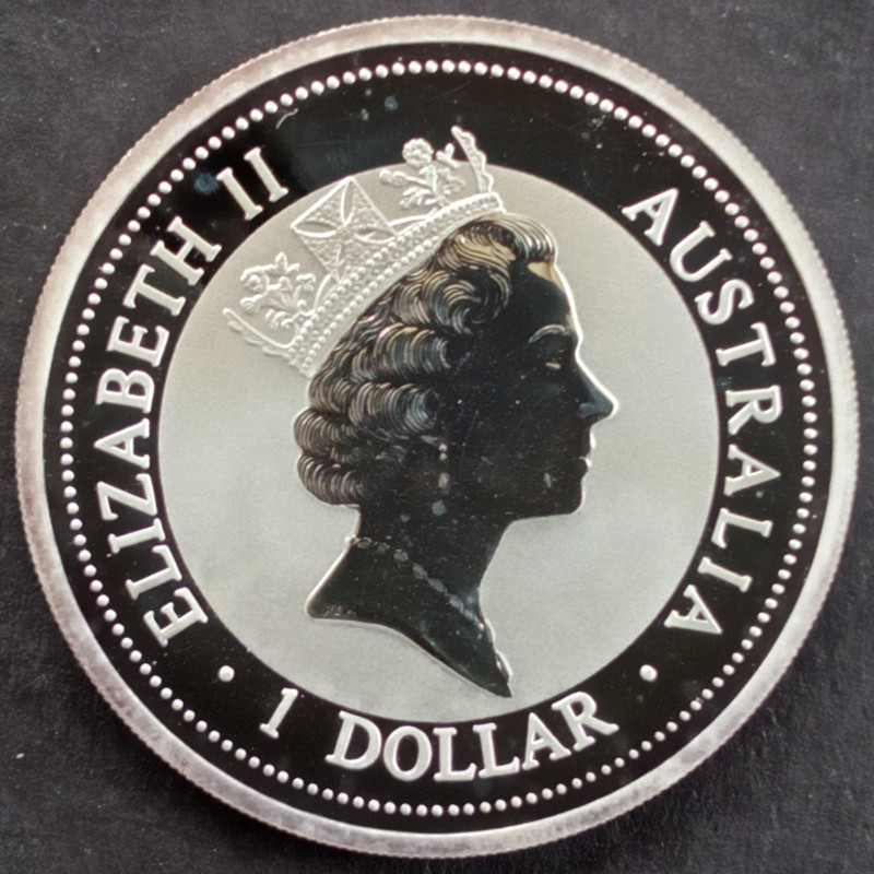 1997 1 Oz Australian Kookaburra Obverse