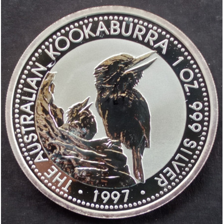 1997 1 Oz Australian Kookaburra Reverse