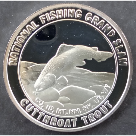 1 Oz NAFC Cutthroat Trout Obverse