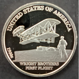 1/2 Oz Danbury Mint Decades of Progress 1900 Obverse