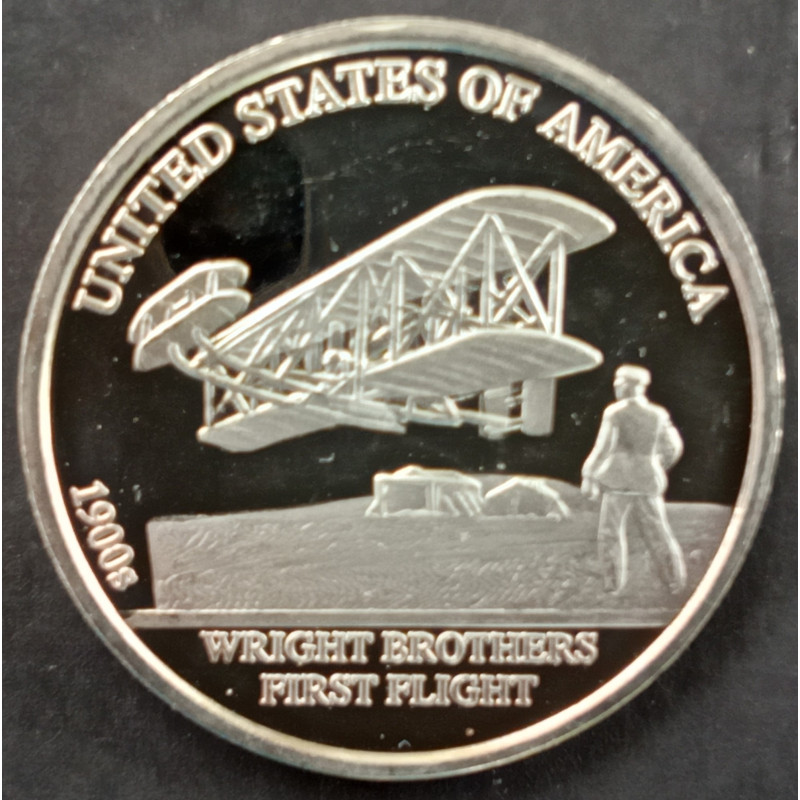 1/2 Oz Danbury Mint Decades of Progress 1900 Obverse