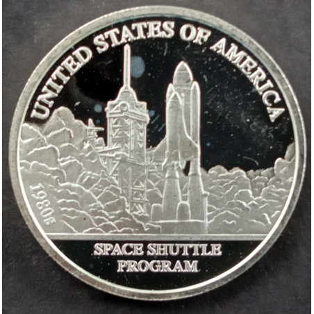 1/2 Oz Danbury Mint Decades of Progress 1980 Obverse