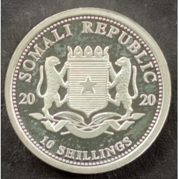 2020 1/10 Oz Somali Elephant Obverse