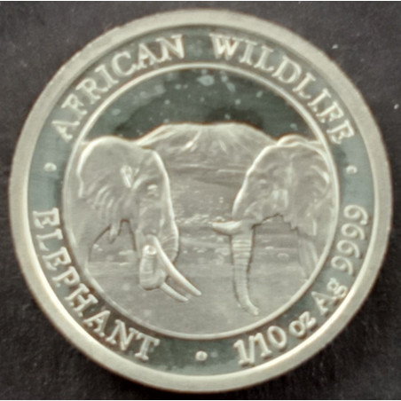 2020 1/10 Oz Somali Elephant Reverse