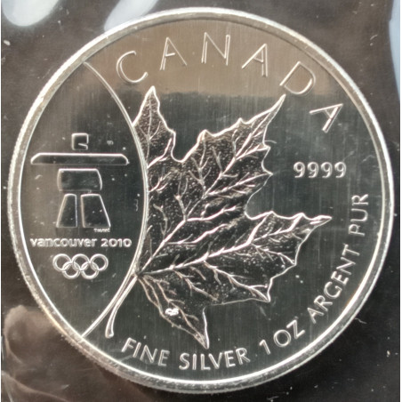 2008 1 Oz Canada Vancouver Olympics Reverse
