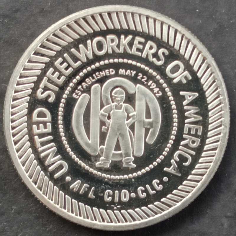 1992 1 Oz Fort RAC United Steelworkers Reverse