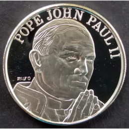 2003 1 Oz Highland Mint Pope John Paul II 25th Anniversary Obverse