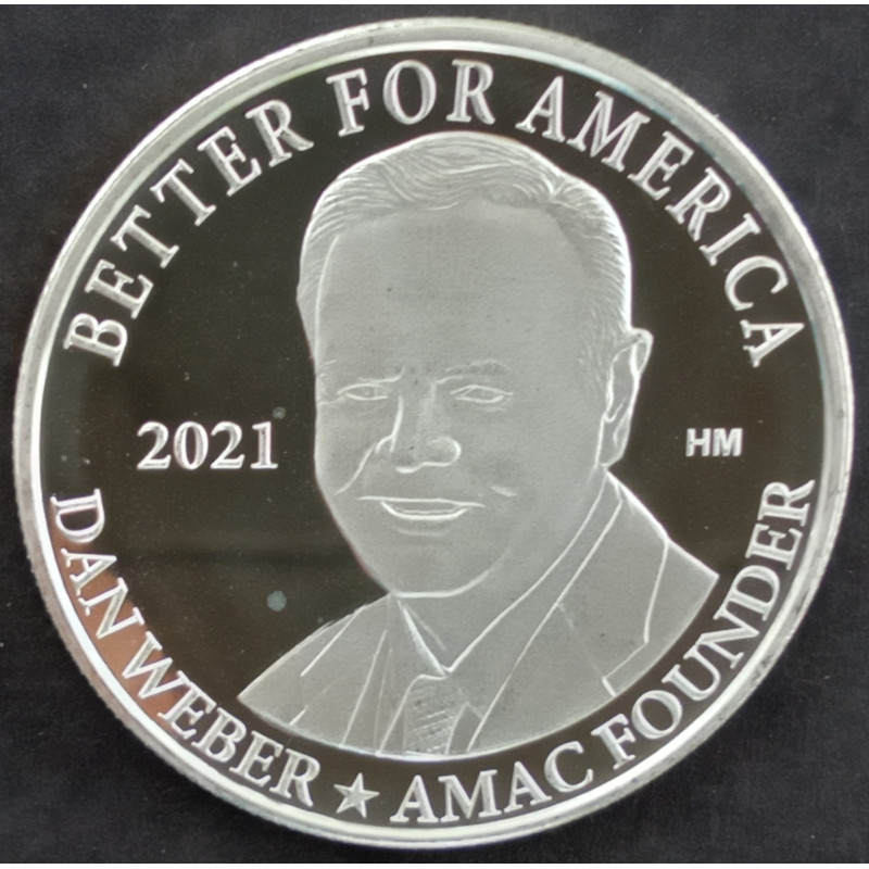 2021 1 Oz Highland Mint AMAC Obverse