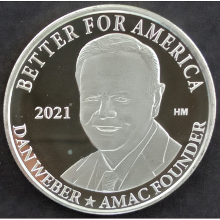 2021 1 Oz Highland Mint AMAC Obverse