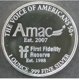 2021 1 Oz Highland Mint AMAC Reverse