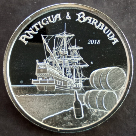 2018 1 Oz Antigua & Barbuda Rum Runner Reverse