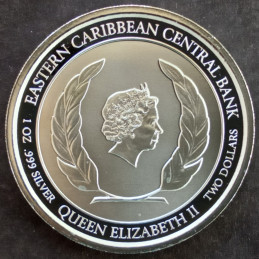 2018 1 Oz Antigua & Barbuda Rum Runner Obverse