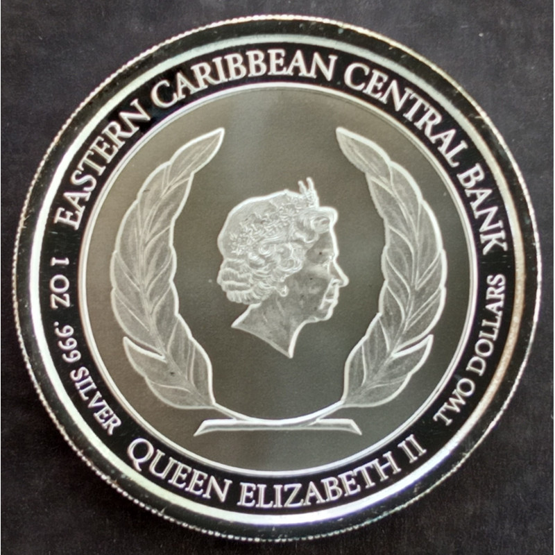 2019 1 Oz Antigua & Barbuda Rum Runner Obverse