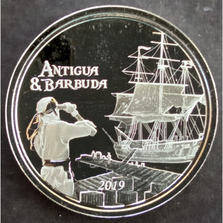 2019 1 Oz Antigua & Barbuda Rum Runner Reverse