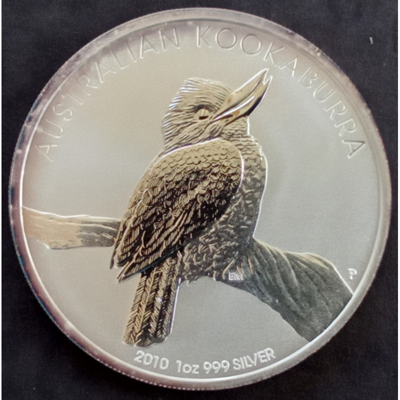 2010 1 Oz Australian Kookaburra Reverse