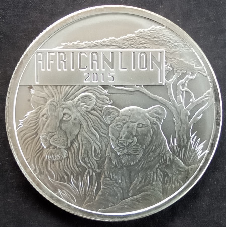 2015 1 Oz Burundi Lion Reverse