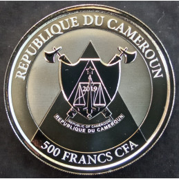 2019 1 Oz Cameroun Cheetah Obverse