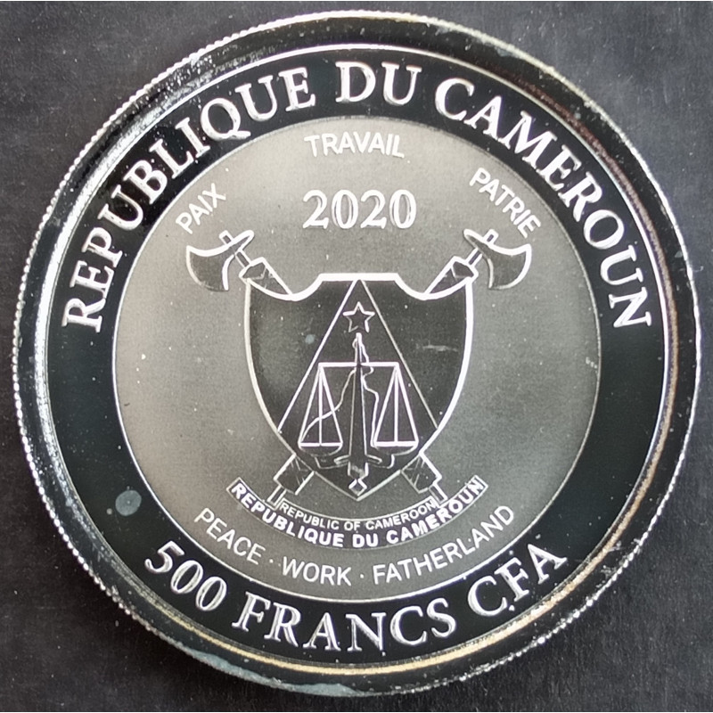 2020 1 Oz Cameroun Mandrill Obverse