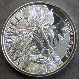2020 1 Oz Cameroun Mandrill Reverse