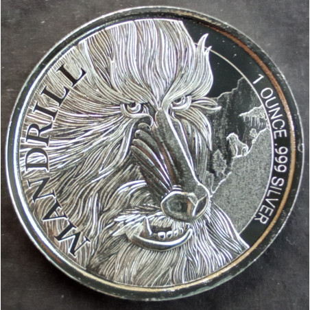 2020 1 Oz Cameroun Mandrill Reverse