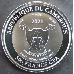 2021 1 Oz Cameroun Mandrill Obverse