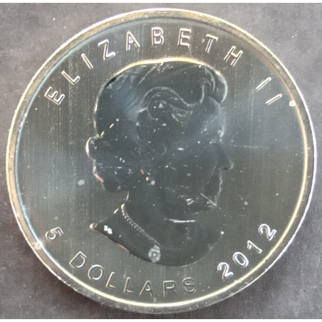 2012 1 Oz Canada Maple Leaf Obverse