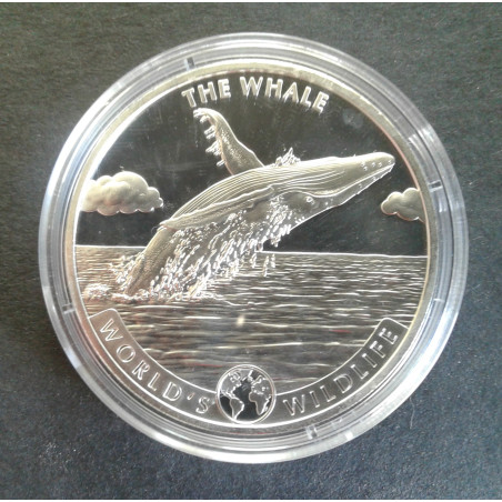 2020 1 Oz Congo DR Wildlife Whale Obverse