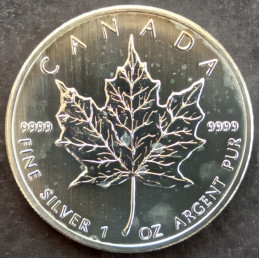 2013 1 Oz Canada Maple Leaf Reverse