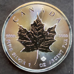 2016 1 Oz Canada Maple Leaf Reverse
