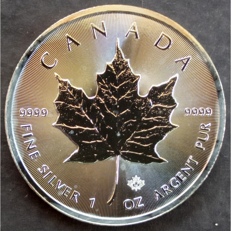 2016 1 Oz Canada Maple Leaf Reverse