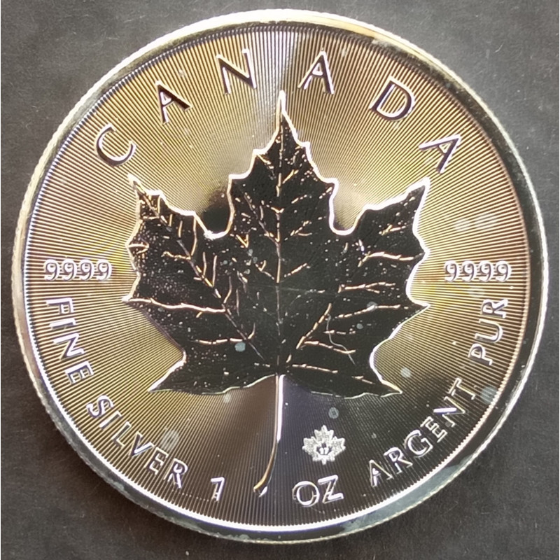 2017 1 Oz Canada Maple Leaf Reverse