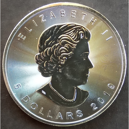 2019 1 Oz Canada Maple Leaf Obverse