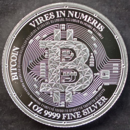 2023 1 Oz Niue Crypto Series Bitcoin Reverse