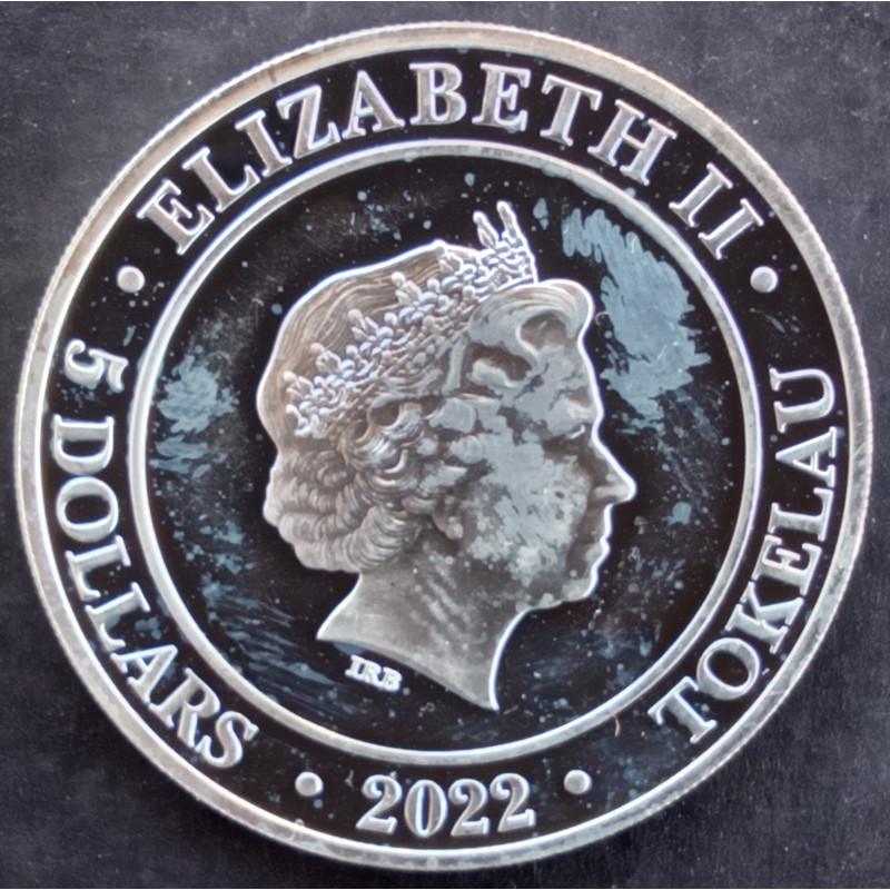 2022 1 Oz Tokelau Goddess Europa Obverse