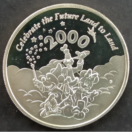 2000 1 Oz Liberty Mint Celebrate Disney Obverse
