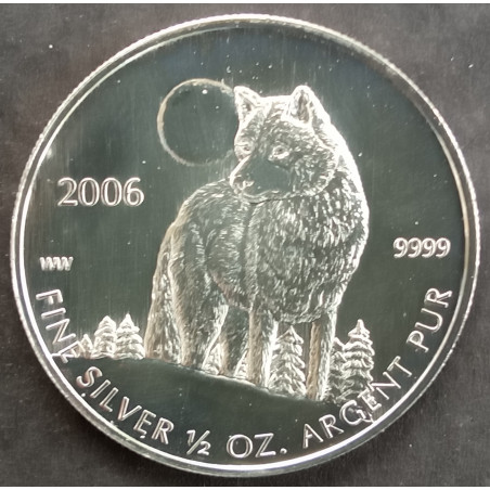 2006 1/2 Oz Canada Wolf Reverse