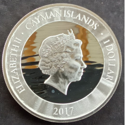 2017 1 Oz Cayman Islands Marlin Obverse