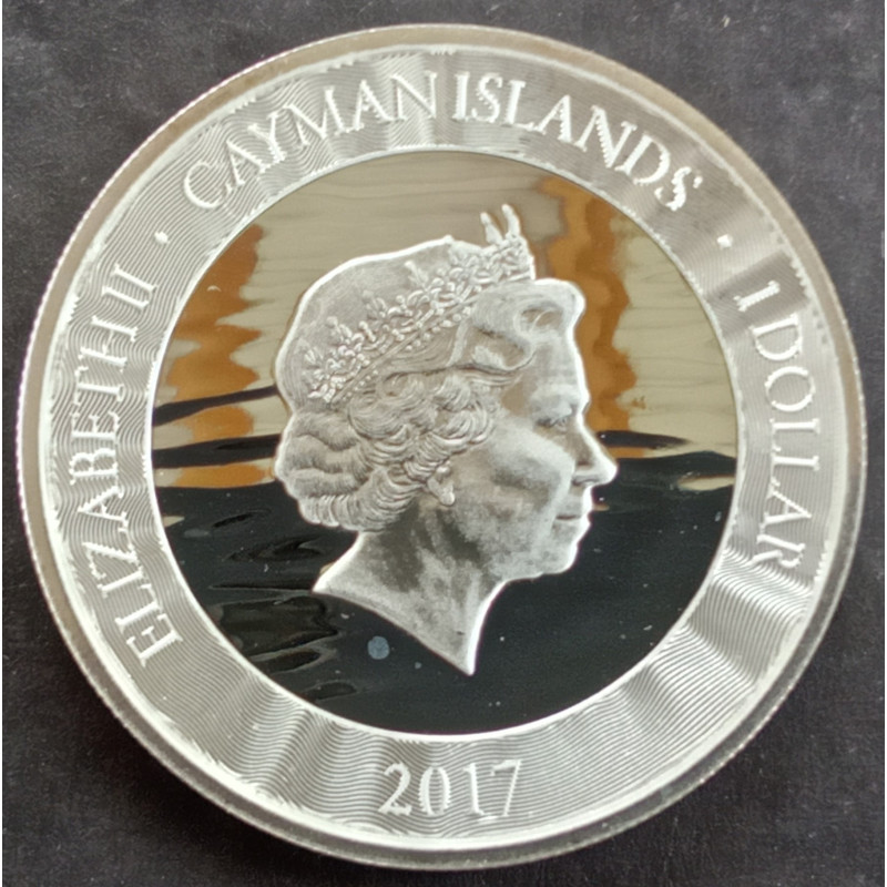 2017 1 Oz Cayman Islands Marlin Obverse