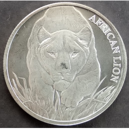 2017 1 Oz Chad Lion Reverse
