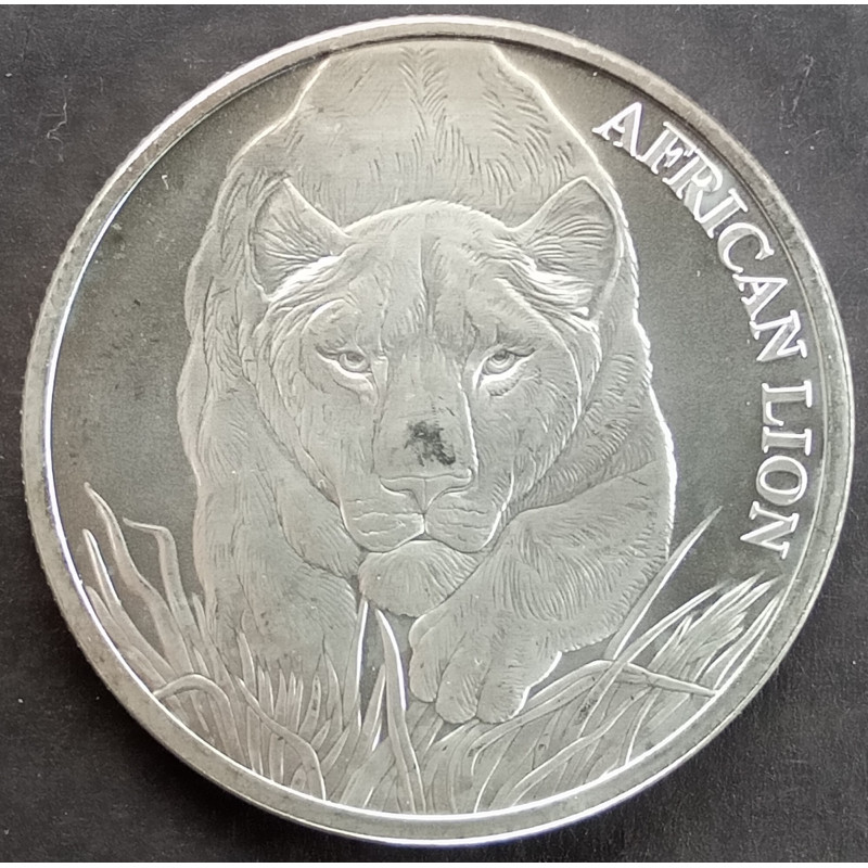 2017 1 Oz Chad Lion Reverse
