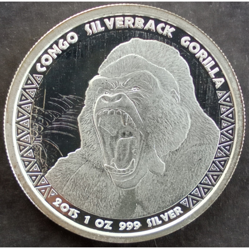 2015 1 Oz Congo Gorilla Reverse
