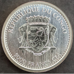 2015 1 Oz Congo Gorilla Obverse