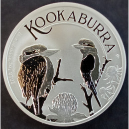 2023 1 Oz Australian Kookaburra Reverse